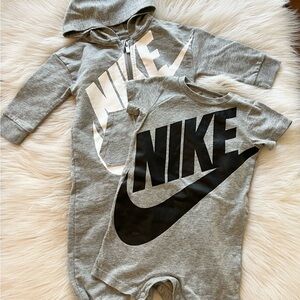 Nike Kids Gray One Piece Set Bundle